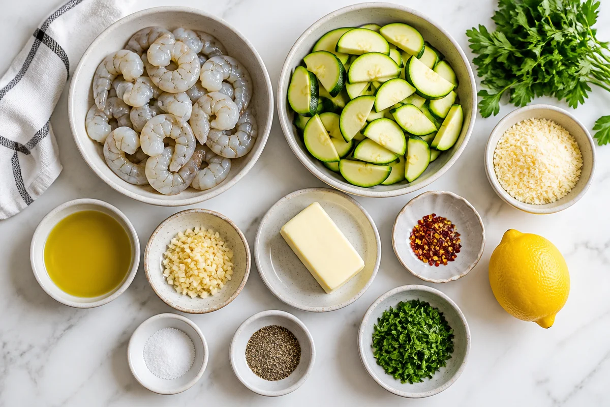 Delicious Garlic Butter Shrimp and Zucchini Skillet Recipe