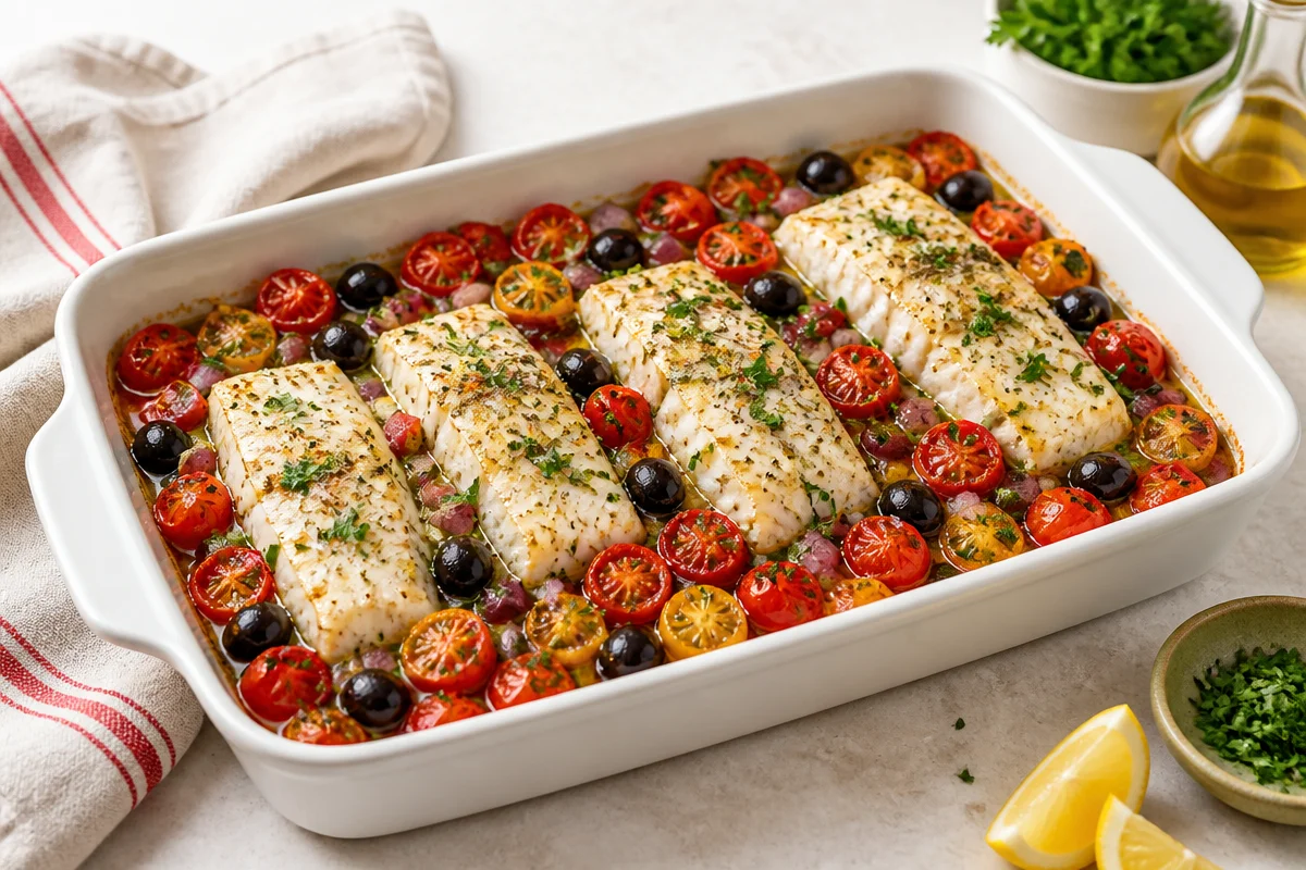 Delicious Mediterranean Baked Cod You’ll Want to Make Tonight