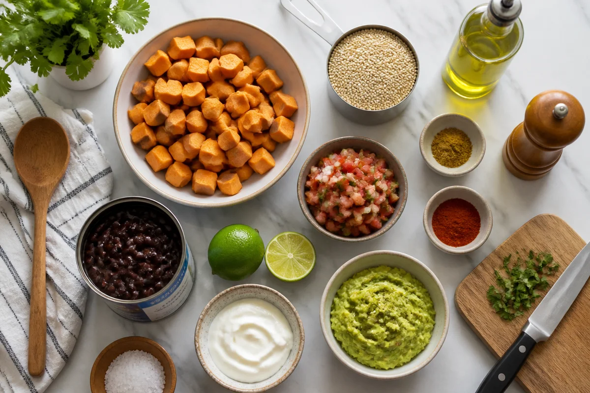 Delicious Sweet Potato Black Bean Quinoa Bowls You'll Love