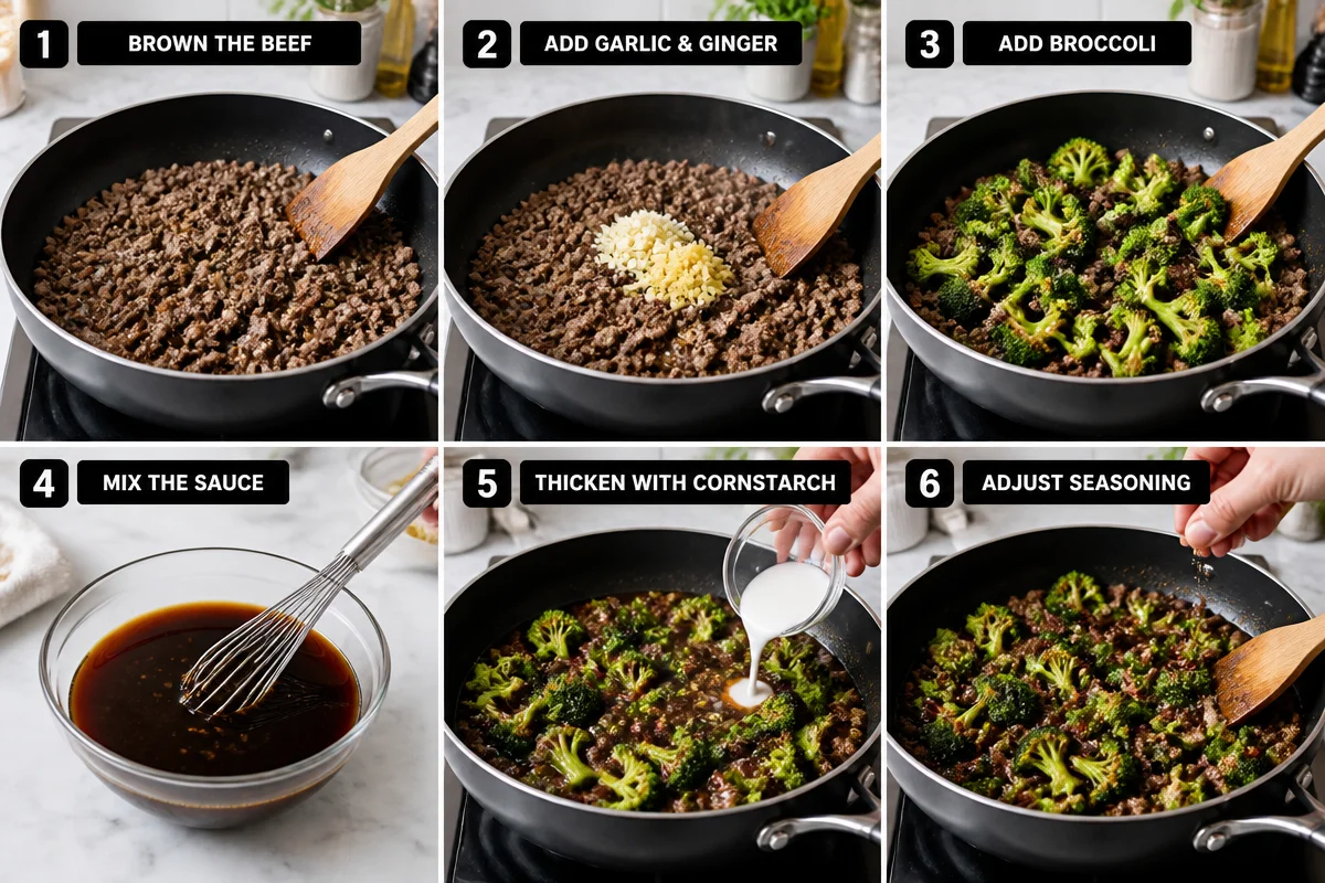 Savor the Flavor: Ground Beef and Broccoli Stir-Fry Delight