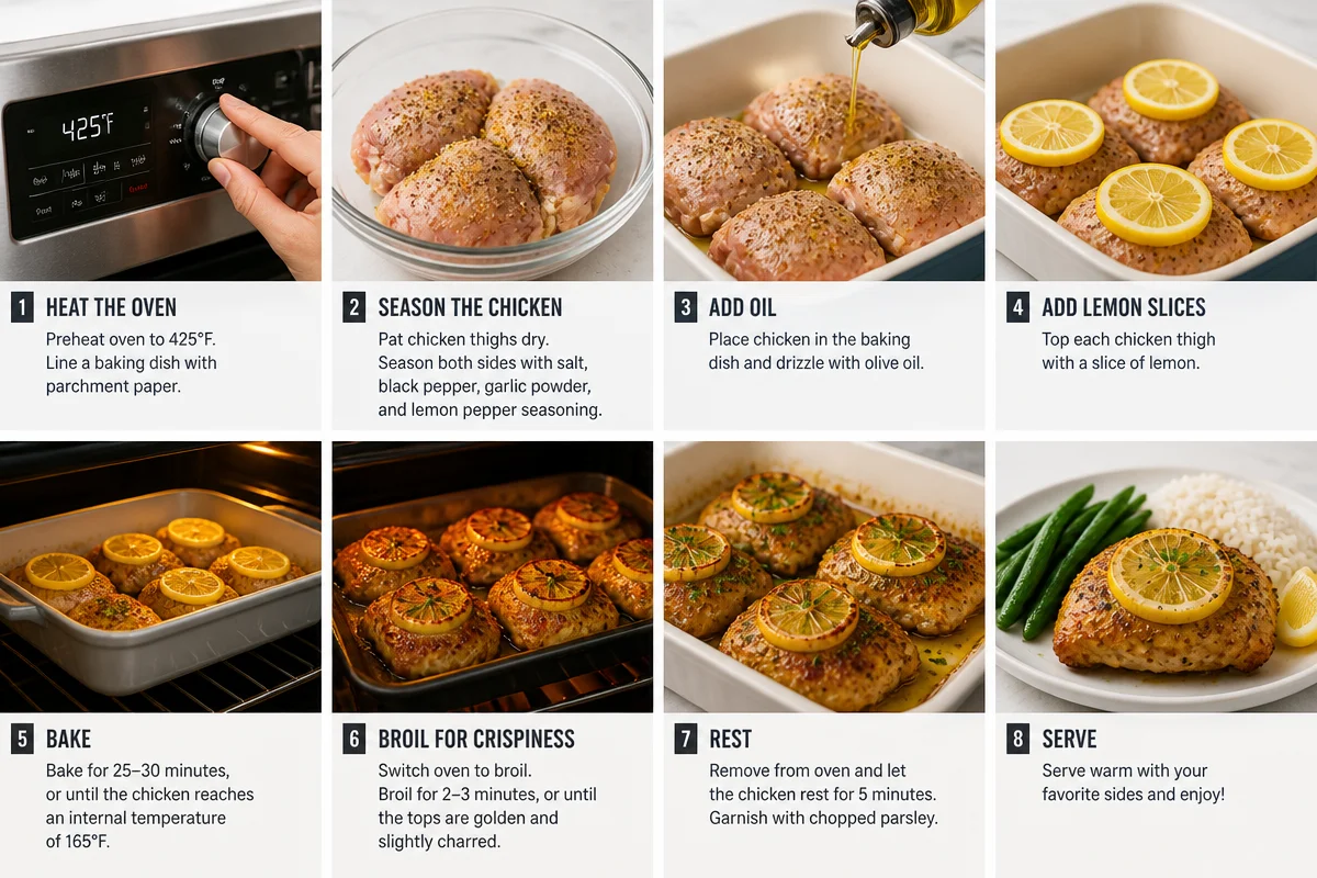 Tasty Baked Lemon Pepper Chicken Thighs for Easy Weeknight Dinners