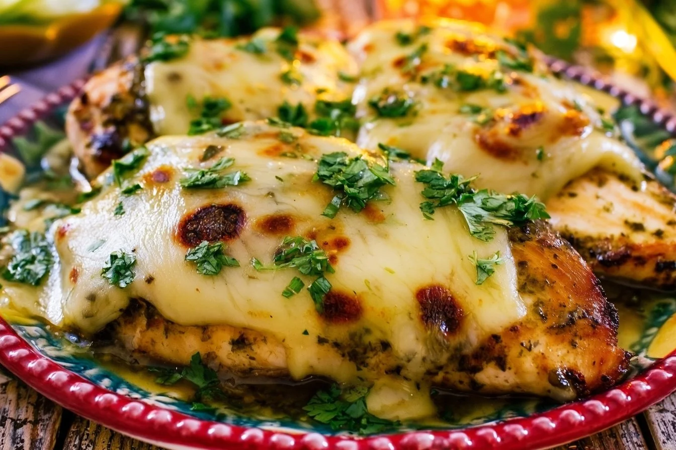 Salsa Verde Chicken with Pepper Jack Cheese