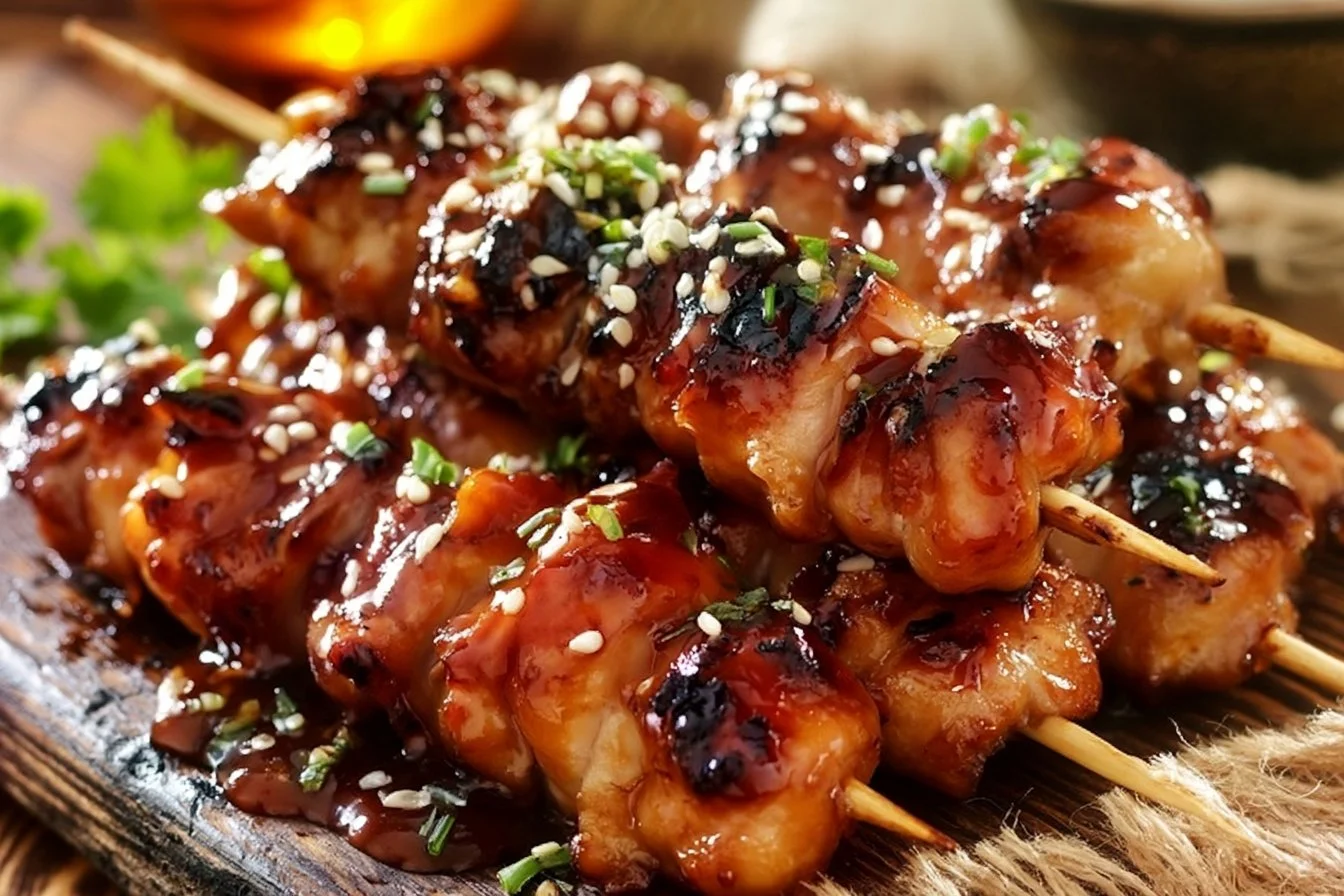 Teriyaki Chicken Skewers